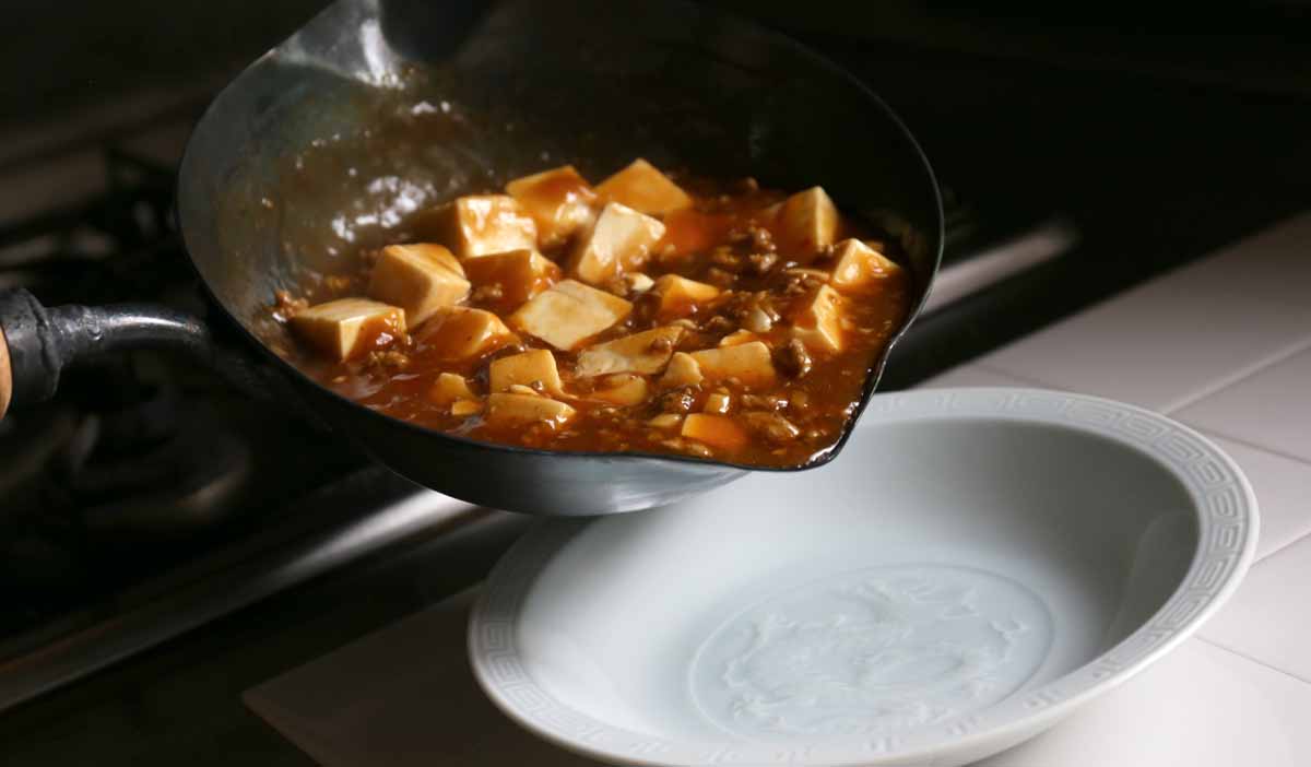レモン型フライパン麻婆豆腐4