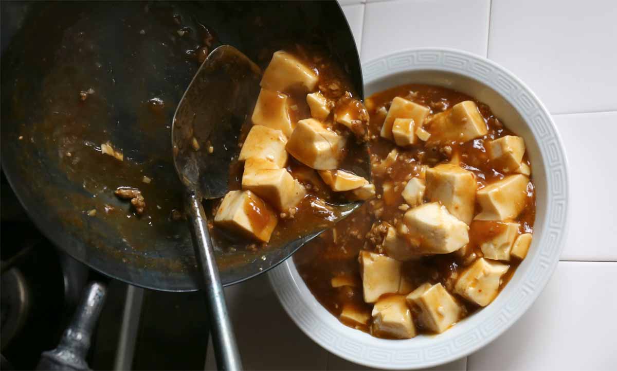 レモン型フライパン麻婆豆腐5