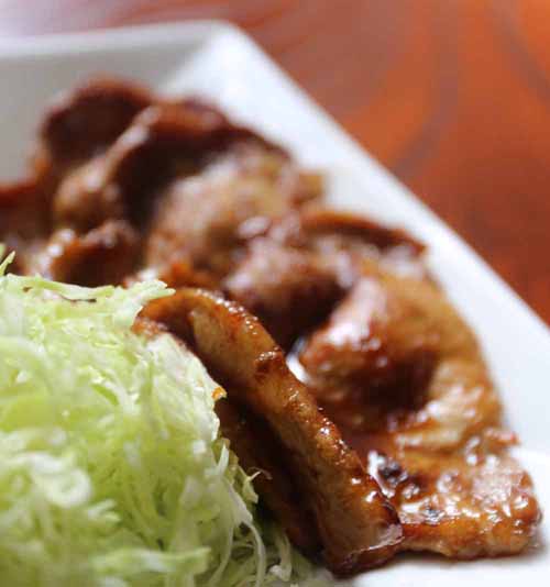 豚のしょうが焼き